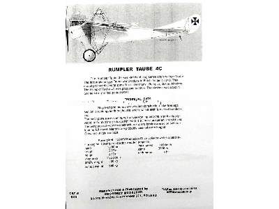 Rumpler Taube 4C - zdjęcie 9