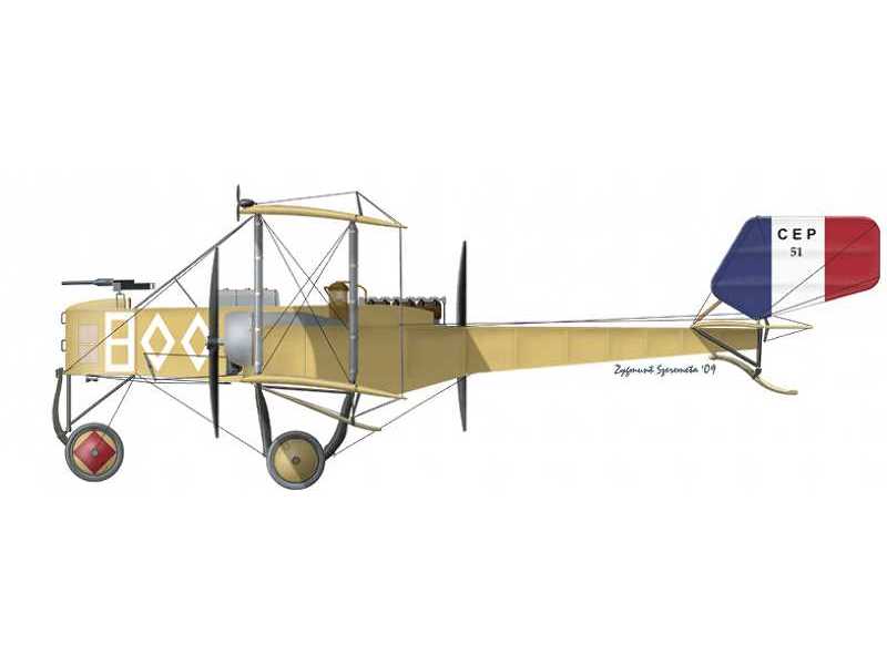 Caproni CEP.1 B2 French Escadre CEP.51 - zdjęcie 1 Caproni CEP.1 B2 French Escadre CEP.51 - zdjęcie 1