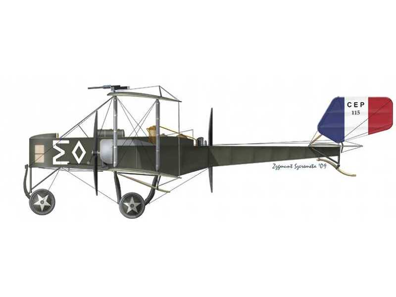 Caproni CEP.1 B2 French Escadre CEP.115 - zdjęcie 1 Caproni CEP.1 B2 French Escadre CEP.115 - zdjęcie 1