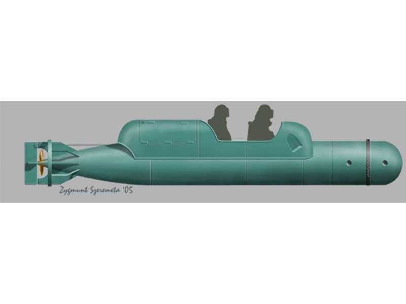 Italian Human Torpedo Maiale SSB - zdjęcie 1 Italian Human Torpedo Maiale SSB - zdjęcie 1