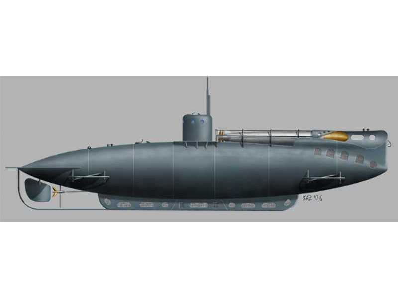 Italian Submarine class A (A1) - zdjęcie 1 Italian Submarine class A (A1) - zdjęcie 1