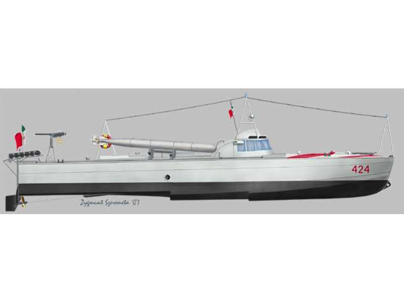 Italian Motorboat M.A.S. 424 - zdjęcie 1 Italian Motorboat M.A.S. 424 - zdjęcie 1
