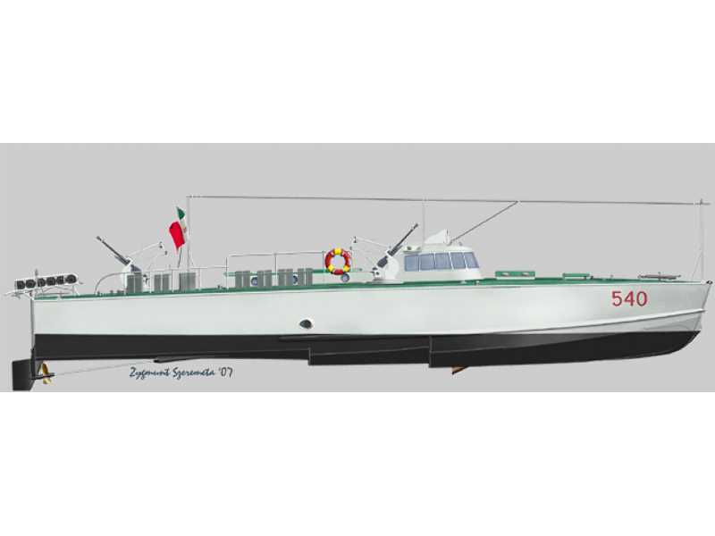 Italian Motorboat M.A.S. 540 - zdjęcie 1 Italian Motorboat M.A.S. 540 - zdjęcie 1