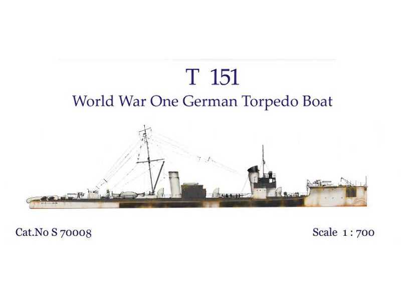 T 151 World War One German Torpedo Boat - zdjęcie 1