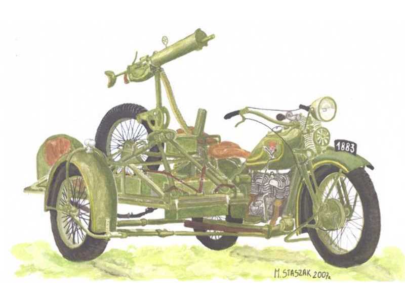 HEAVY MOTORCYCLES M111 SOKÓŁ (FALCON) 1000 with POLISH HEAVY MAC - zdjęcie 1 HEAVY MOTORCYCLES M111 SOKÓŁ (FALCON) 1000 with POLISH HEAVY MAC - zdjęcie 1