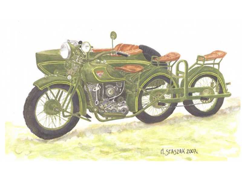 HEAVY MOTORCYCLES M111 SOKÓŁ (FALCON) 1000 TYPE T with SIDE CAR - zdjęcie 1