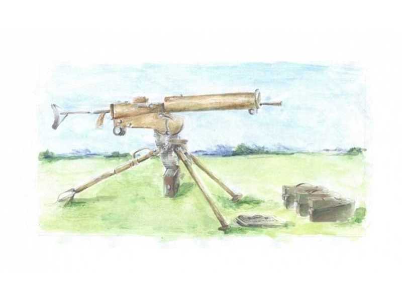 POLISH HEAVY MACHINE GUN 7,92mm BROWNING wz.30 - zdjęcie 1 POLISH HEAVY MACHINE GUN 7,92mm BROWNING wz.30 - zdjęcie 1