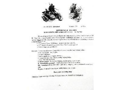 POLISH COMBAT CREW OF 3 (1939) FOR MOTORCYCLE M111 SOKÓŁ (FALCON - zdjęcie 9