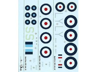 Spitfire PR Mk. III,IV,VII + vacu canopies + decal sheet for Air - zdjęcie 3
