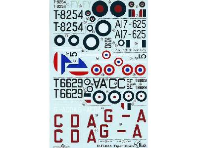 DH.82A Tiger Moth upgrade + decal sheet for Airfix - zdjęcie 3