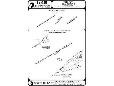 SR-71 Blackbird - Rurka Pitota - zdjęcie 1