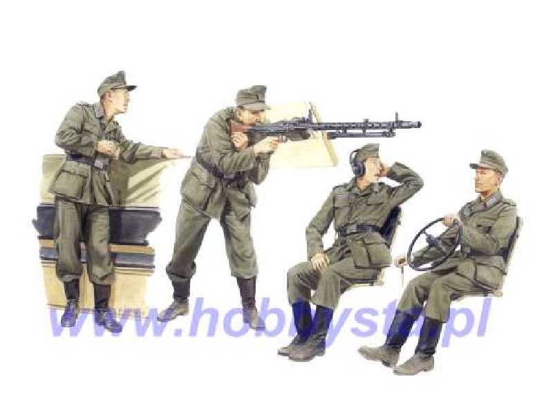 Figurki German Halftrack Crewmen - zdjęcie 1