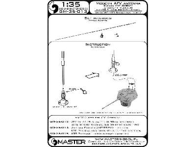 Antena Comrod VHF3088VM - używana na KTO Rosomak i innych pojazd - zdjęcie 1