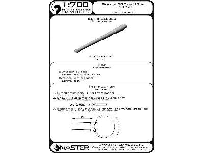 Lufy niemieckich dział 30,5cm/50 (12in) SK L/50 (12 szt.) - używ - zdjęcie 1