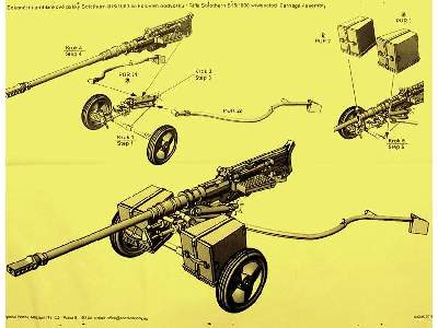 Swiss WW II Anti-Tank Rifle Solothurn S-18/1000 w/wheeled carria - zdjęcie 5