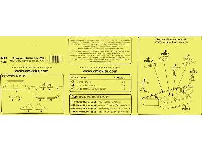 Hawker Hurricane Mk.I - Main Undercarriage Set for Airfix kit - zdjęcie 3