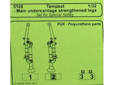 Tempest - Main undercarriage strengthened legs - zdjęcie 4