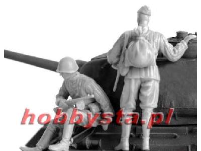 Figurki Soviet Infantry Tank Riders - zdjęcie 2