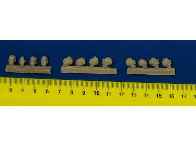 Universal Pilot Heads with no head gear (12pcs) - zdjęcie 3