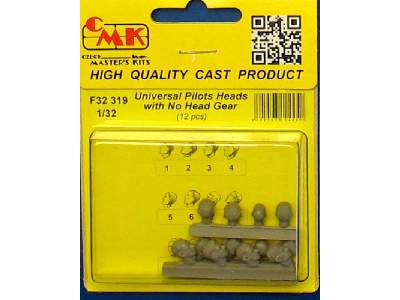 Universal Pilot Heads with no head gear (12pcs) - zdjęcie 4