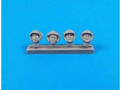 Universal Military Pilot Heads w/helmets (8 pcs) - zdjęcie 1