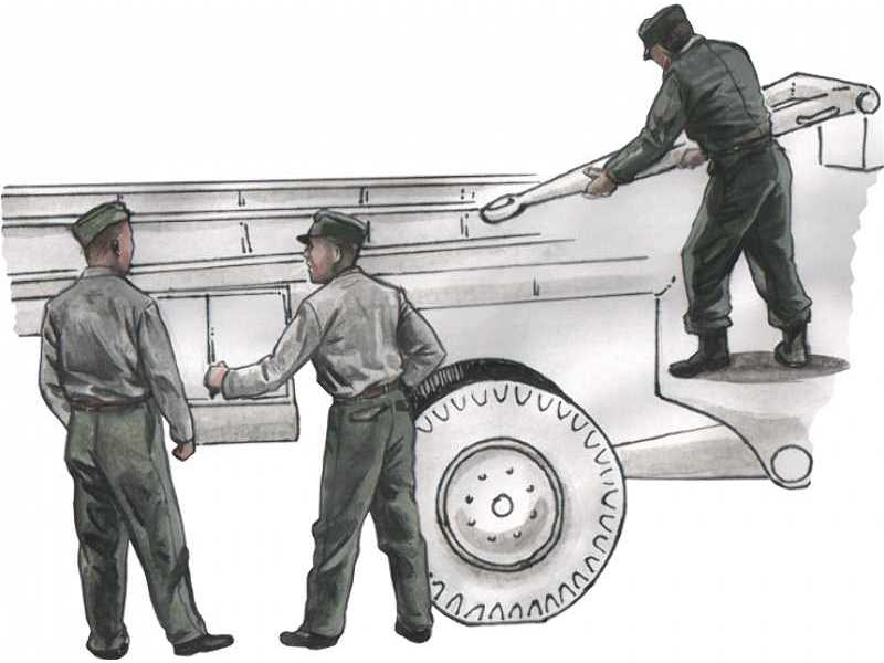 German WWII personnel for Special Armour Meillerwagen V2 transpo - zdjęcie 1 German WWII personnel for Special Armour Meillerwagen V2 transpo - zdjęcie 1
