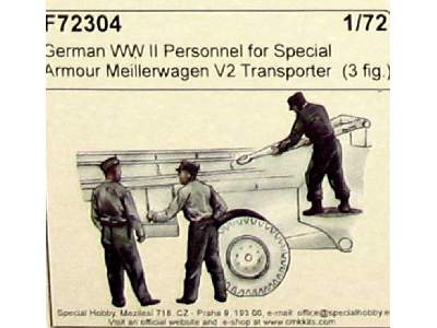German WWII personnel for Special Armour Meillerwagen V2 transpo - zdjęcie 6