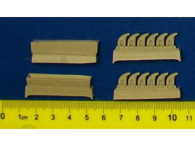 Tempest Mk.V/VI - Exhausts set for Special Hobby kit - zdjęcie 3