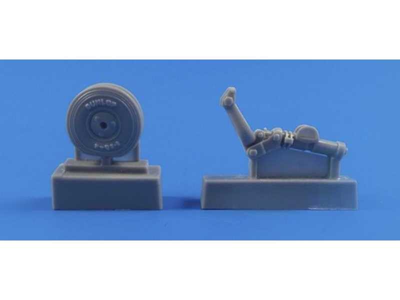 Tempest/Typhoon Tail wheel with strengthened leg - zdjęcie 1 Tempest/Typhoon Tail wheel with strengthened leg - zdjęcie 1