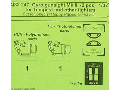 Gyro gunsight Mk.II - for late Tempest and other fighters - zdjęcie 4