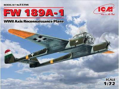 FW 189A-1 - niemiecki samolot rozpoznawczy II W.Ś. - zdjęcie 1