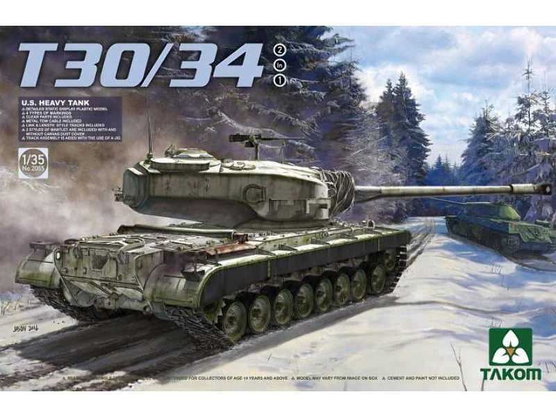 T30/34 amerykański ciężki czołg - 2 w 1 - zdjęcie 1