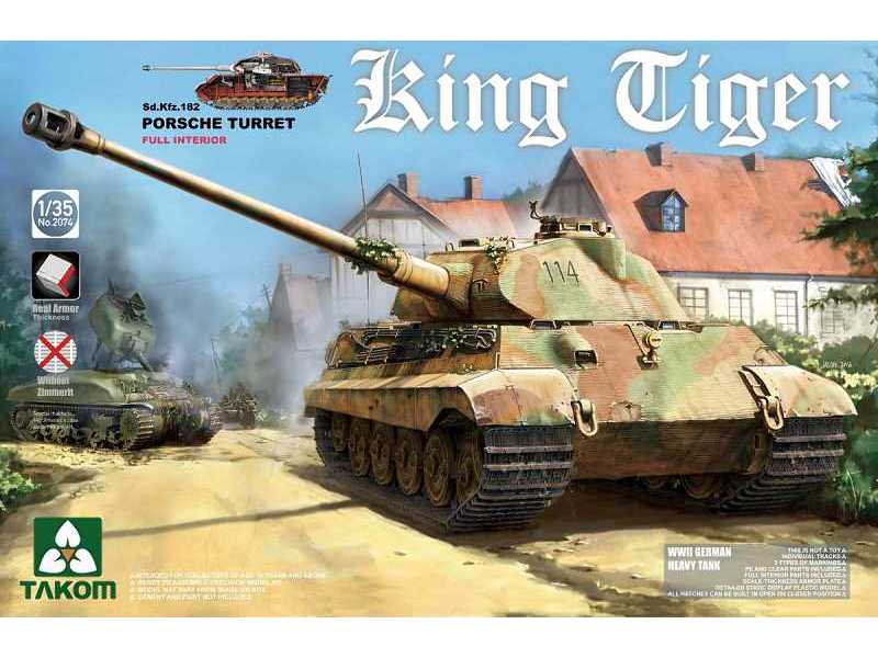 Sd.Kfz 182 King Tiger Henschel - z wnętrzem! - zdjęcie 1