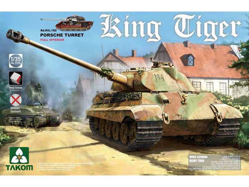 Sd.Kfz 182 King Tiger Henschel - z wnętrzem! - zdjęcie 1 Sd.Kfz 182 King Tiger Henschel - z wnętrzem! - zdjęcie 1