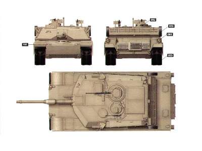 M1A1 Abrams - Wojna w Zatoce 1991 - zdjęcie 3