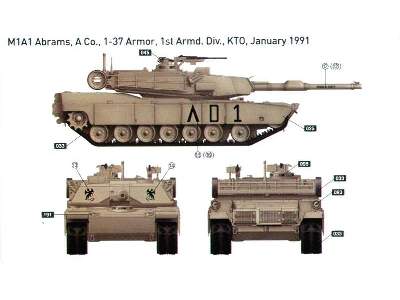 M1A1 Abrams - Wojna w Zatoce 1991 - zdjęcie 4