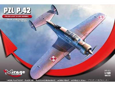 PZL P.42 POLSKI LEKKI BOMBOWIEC NURKUJĄCY - zdjęcie 1