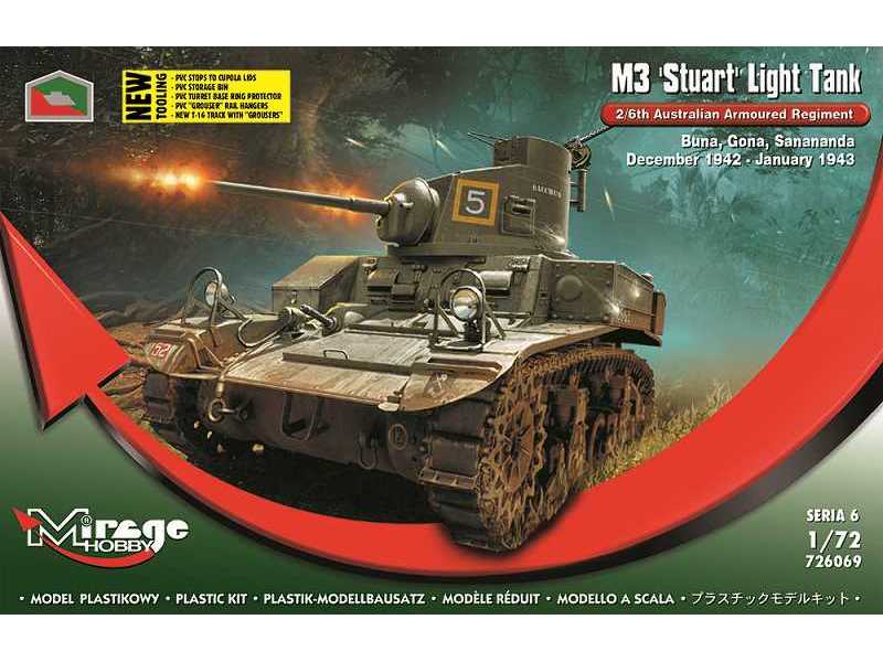 M3 STUART Light Tank 2/6th Australian Armoured Regiment (Buna, G - zdjęcie 1 M3 STUART Light Tank 2/6th Australian Armoured Regiment (Buna, G - zdjęcie 1