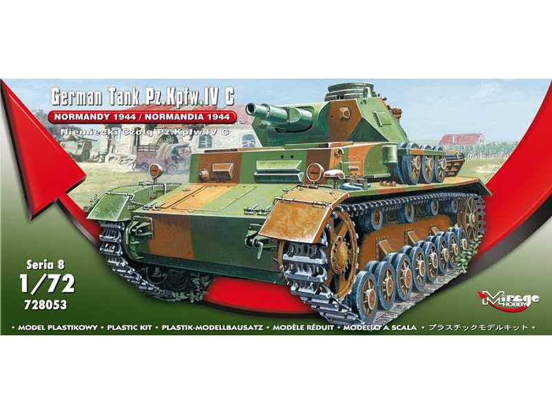 Pz.Kpfw. IV C, Normandia 1944, niemiecki czołg - zdjęcie 1 Pz.Kpfw. IV C, Normandia 1944, niemiecki czołg - zdjęcie 1
