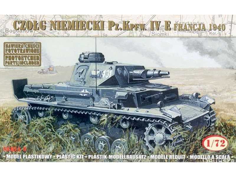 Niemiecki czołg Pz.Kpfw. IV E 'Francja 1940' - zdjęcie 1 Niemiecki czołg Pz.Kpfw. IV E 'Francja 1940' - zdjęcie 1