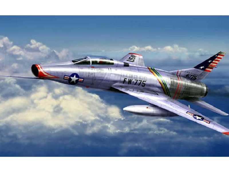 Myśliwiec F-100C Super Sabre - zdjęcie 1 Myśliwiec F-100C Super Sabre - zdjęcie 1
