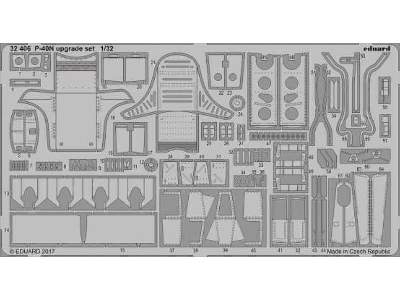 P-40N upgrade set 1/32 - Eduard - zdjęcie 1