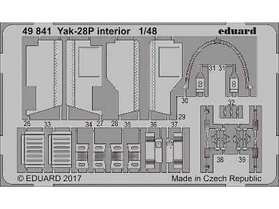 Yak-28P interior 1/48 - Bobcat Models - zdjęcie 2