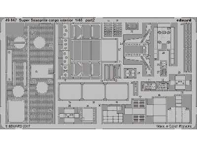 Super Seasprite cargo interior 1/48 - Kitty Hawk - zdjęcie 2