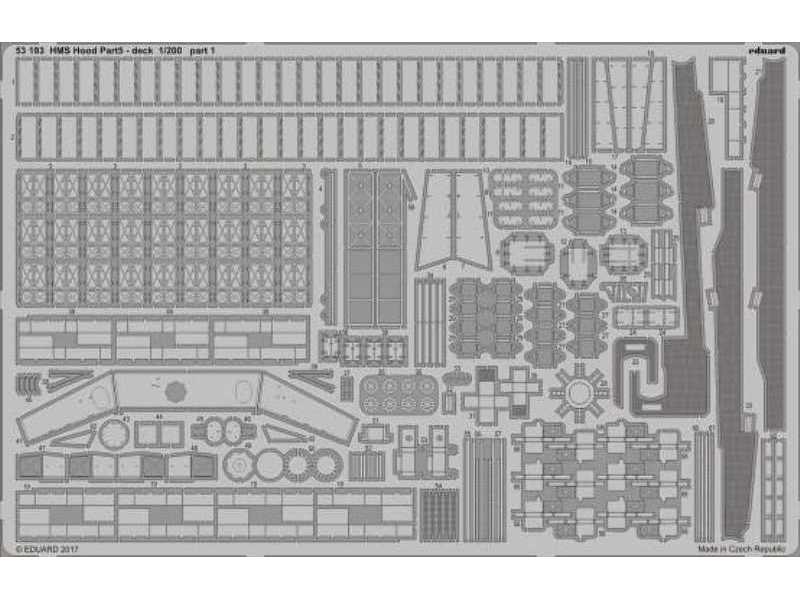 HMS Hood pt.5 deck 1/200 - Trumpeter - zdjęcie 1 HMS Hood pt.5 deck 1/200 - Trumpeter - zdjęcie 1