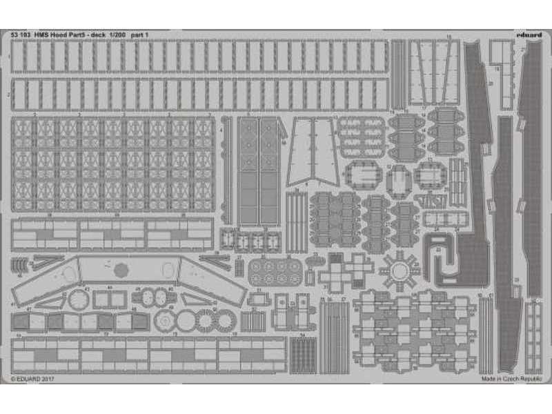 HMS Hood pt.5 deck 1/200 - Trumpeter - zdjęcie 1