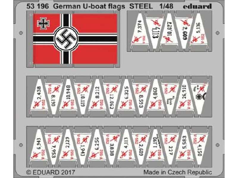 German U-boat flags 1/48 - zdjęcie 1 German U-boat flags 1/48 - zdjęcie 1