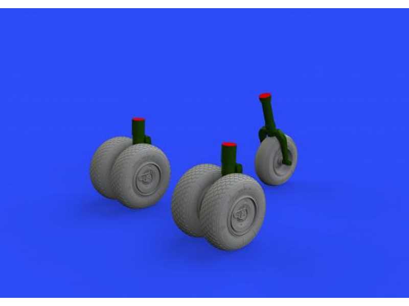 He 219 wheels 1/48 - Tamiya - zdjęcie 1 He 219 wheels 1/48 - Tamiya - zdjęcie 1