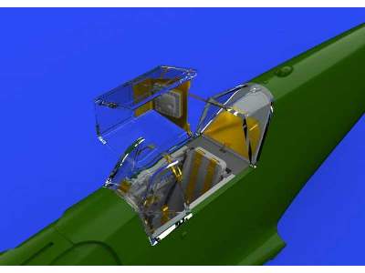 Bf 109F cockpit w/  early seat 1/48 - Eduard - zdjęcie 1