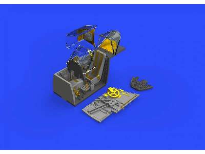 Bf 109F cockpit w/  early seat 1/48 - Eduard - zdjęcie 4
